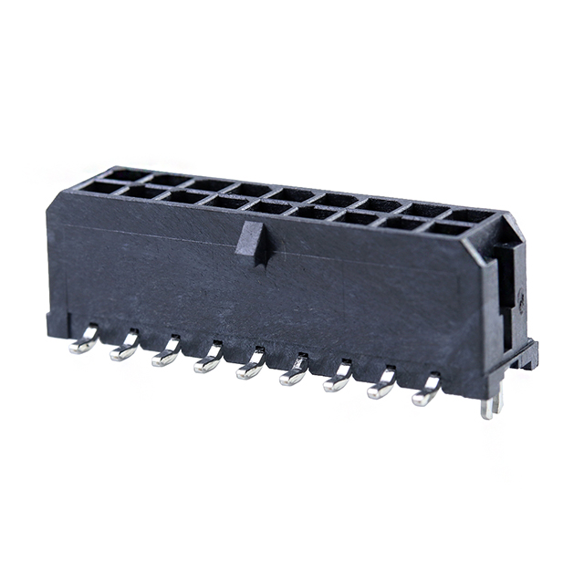 MOLEX 矩形连接器 - 针座 - 公插针 0430451817