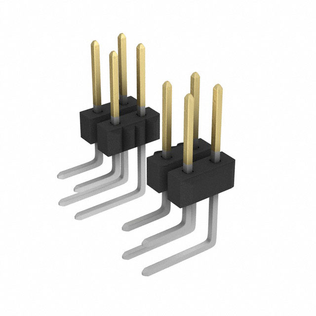 MOLEX 矩形连接器 - 针座 - 公插针 717640224