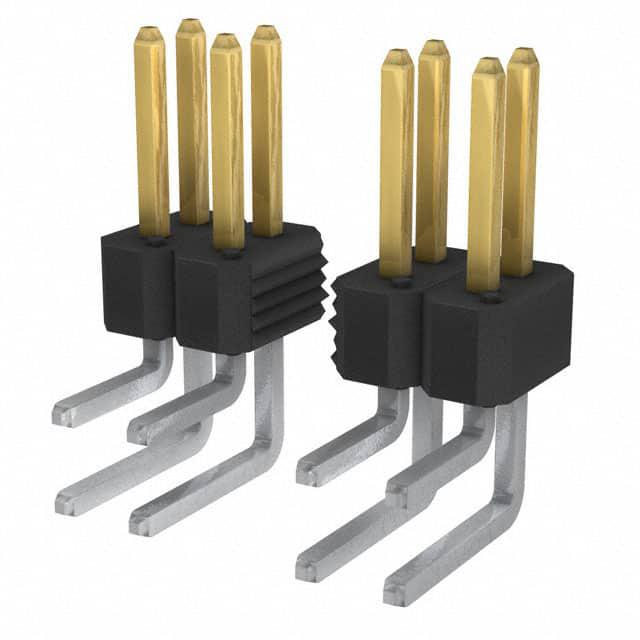 AMPHENOL 矩形连接器 - 针座 - 公插针 77317-804-12LF