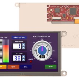 4D SYSTEMS LED显示器件 GEN4-ULCD-70D