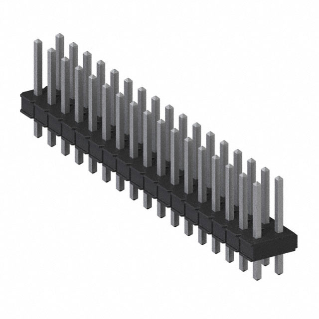 3M 矩形连接器 - 针座 - 公插针 929836-01-17