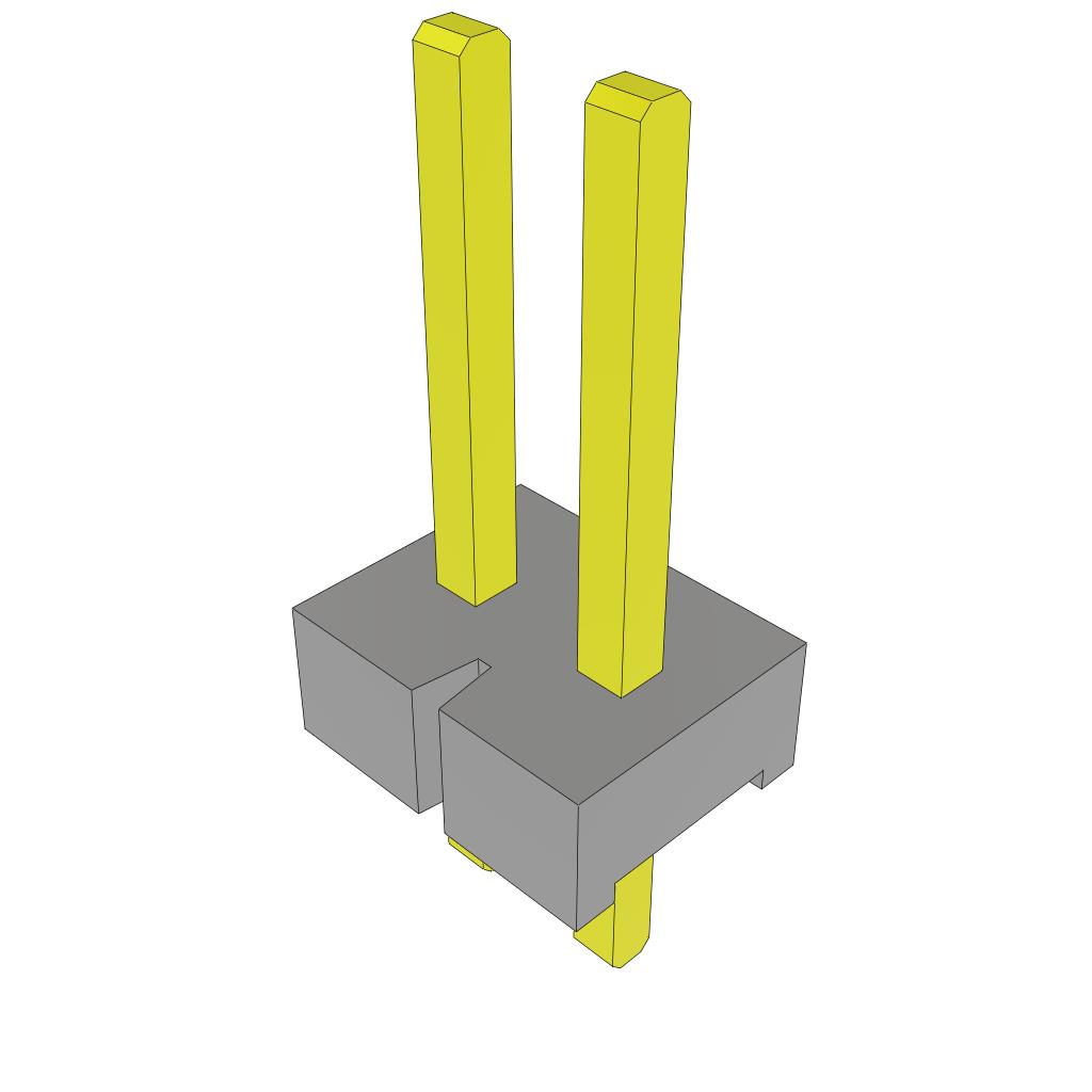 SAMTEC 矩形连接器 - 针座 - 公插针 HFWJ-02-01-T-S