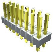 SAMTEC 矩形连接器 - 针座 - 公插针 HTSW-103-07-F-S