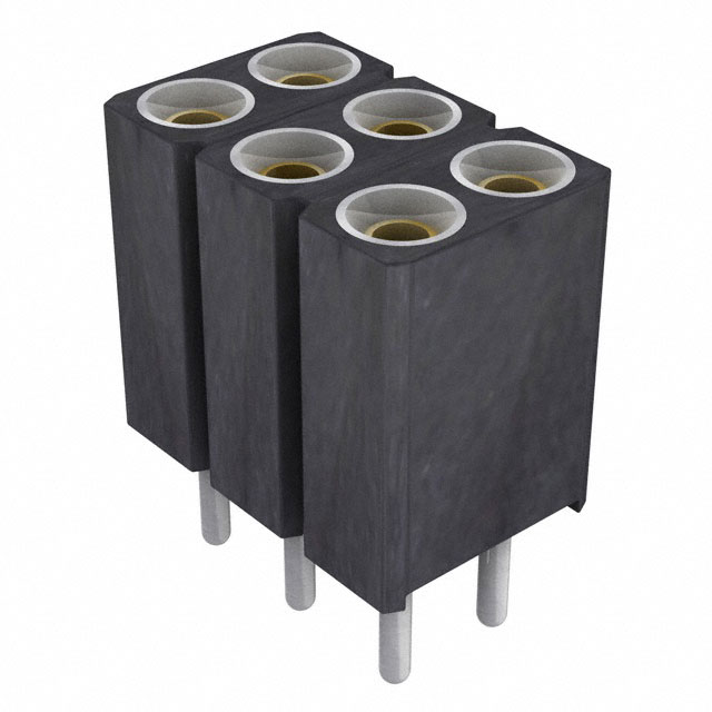 PRECI-DIP 矩形连接器 - 针座 - 插座/母插口 803-87-006-10-001101