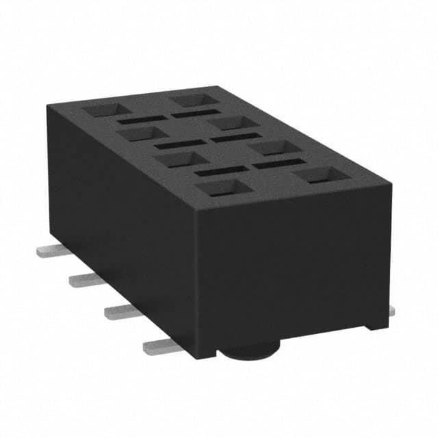 SAMTEC 矩形连接器 - 针座 - 插座/母插口 HLE-104-02-F-DV-A-K-TR