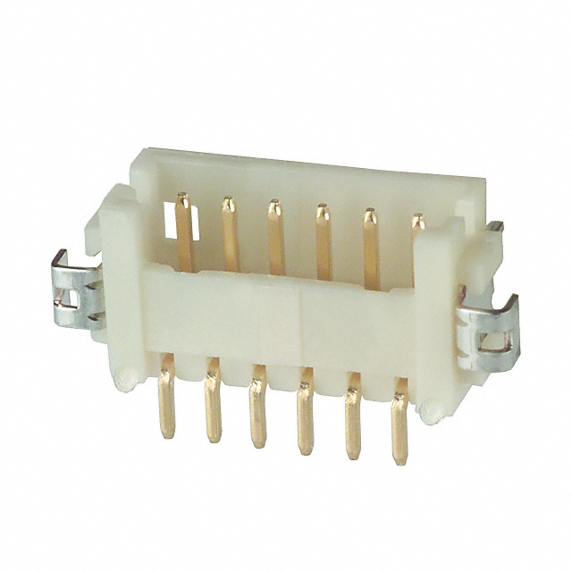 HIROSE ELECTRIC 矩形连接器 - 针座 - 公插针 DF13-6P-1.25H(51)