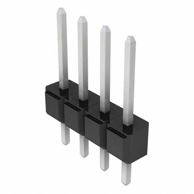 3M 矩形连接器 - 针座 - 公插针 929400-01-04