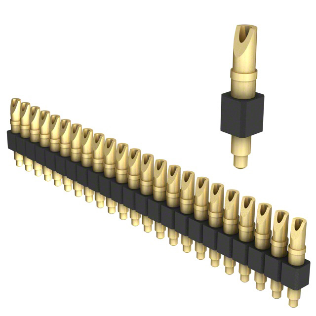 MILL-MAX 矩形连接器 - 弹簧式 824-22-023-00-001000